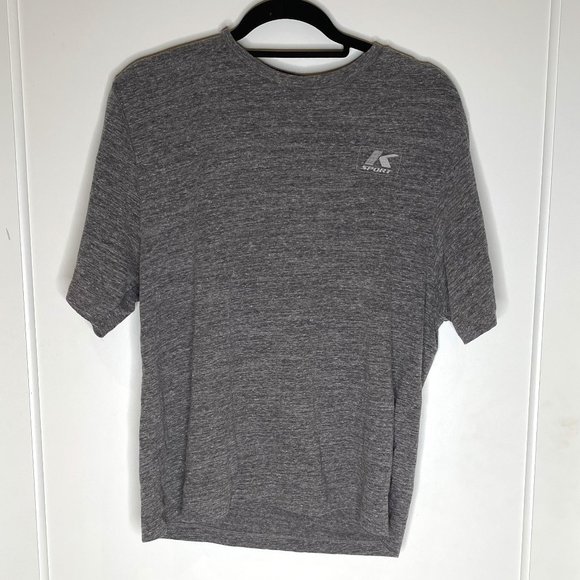 KITH Heathered Grey Short Sleeve Shirt - Small - Picture 1 of 4